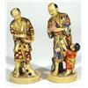 Image 1 : Pair of Japanese Satsuma pottery figures of…
