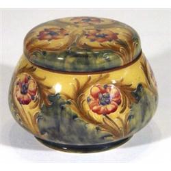 Moorcroft Florianware tobacco jar and cover…