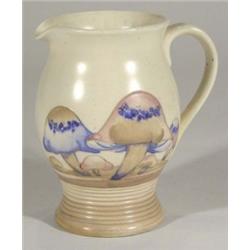 Moorcroft pottery jug, hand painted and tub…