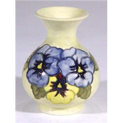 Modern Moorcroft vase, hand painted and tub…