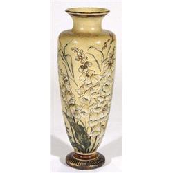 Martin Brothers pottery vase, incised and h…