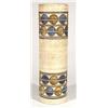 Image 1 : Large cylindrical Troika vase, hand painted…