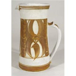 Aldermaston Studio pottery jug, decorated w…