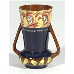 Twin handled Art Nouveau Foley Intarsioware…