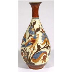 C.H. Barum Barnstaple pottery vase, relief …