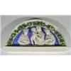 Image 1 : Continental arch shaped Della Robbia style …
