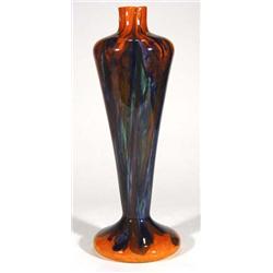 Slender Monart mottled green, blue and oran…