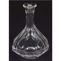 Kosta Boda cut glass decanter, etched marks…
