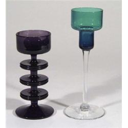 Stepped Wedgwood Amethyst glass nightlight …