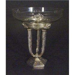 Silver plated French Art Nouveau centrepiec…