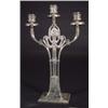 Image 1 : Silver plated WMF Art Nouveau three branch …