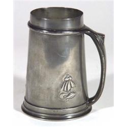 Libertys Tudric Art Nouveau pewter tankard,…