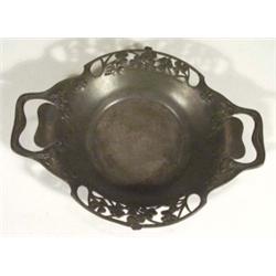 Libertys pierced Tudric pewter cake plate, …