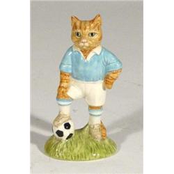 Hand painted Beswick 'Sporting Cats' footba…