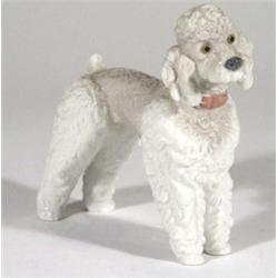 Hand painted Lladro poodle, printed marks t…