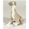 Image 1 : Hand painted Lladro seated dog, marks to ba…