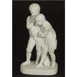 Continental Parian figure group of a young …