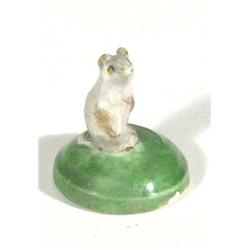 Miniature early Crown Staffordshire hand pa…