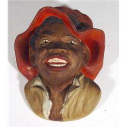 Bretby Art pottery wall pocket modelled as …