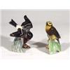 Image 1 : Two hand painted Goebels birds on branches,…
