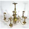 Image 1 : Victorian brass Dutch style five branch cha…