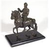 Image 1 : Victorian bronze figure of a knight on hors…