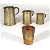 Image 1 : Three Victorian measuring tankards and a ho…