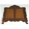 Image 1 : Carved oak twin division photo frame with m…