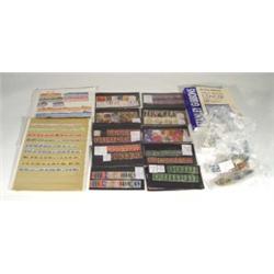 Box of assorted stamps, Stanley Gibbons sta…