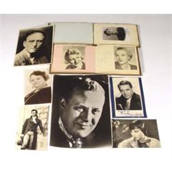 Quantity of assorted autographs, some in al…