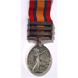 Queen Victoria military South Africa medal …