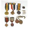 Image 1 : World War I military medal group comprising…