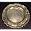 Image 1 : Victorian silver salver with lily pad edgin…