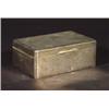 Image 1 : Rectangular silver cigarette box, London, 1…