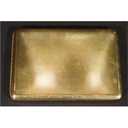 9ct gold cigarette case, 159grammes…