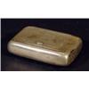 Image 1 : Silver tobacco box with inset match compart…
