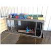 Image 1 : Large Selection of Hold Down Items w/ Table - Dimensions 91" x 34" x 41"