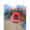 Image 8 : Large Selection of Hold Down Items w/ Table - Dimensions 91" x 34" x 41"