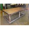 Image 1 : Steel Rolling Work Bench - Dimensions 96" x 48" x 36"