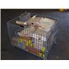Image 2 : Metal Wire Tote with Misc Contents
