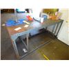 Image 2 : Steel Table w/Contents - 91" x 34" x  41"