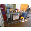 Image 2 : Steel Table w/Contents - Dimensions 91" x 34" x 41"