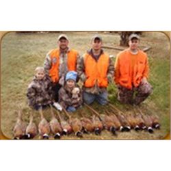 3 Day Upland Game Bird hunt in South Dakota for 2 hunters