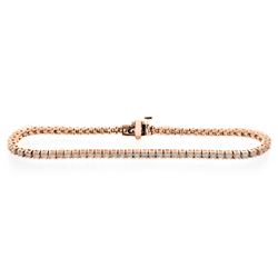 18KT Rose Gold 2.00ctw Diamond Tennis Bracelet