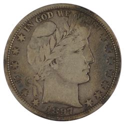 1897 Barber Half Dollar Coin