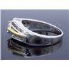 Image 5 : 14K Two Tone Gold 0.65ctw Diamond Ring