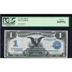 1899 $1 Black Eagle Silver Certificate PCGS 66PPQ