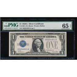 1928A $1 Silver Certificate PMG 65EPQ