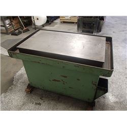 Heavy Duty Steel Work/Mill Table, Overall: 52" x 33" x 35"