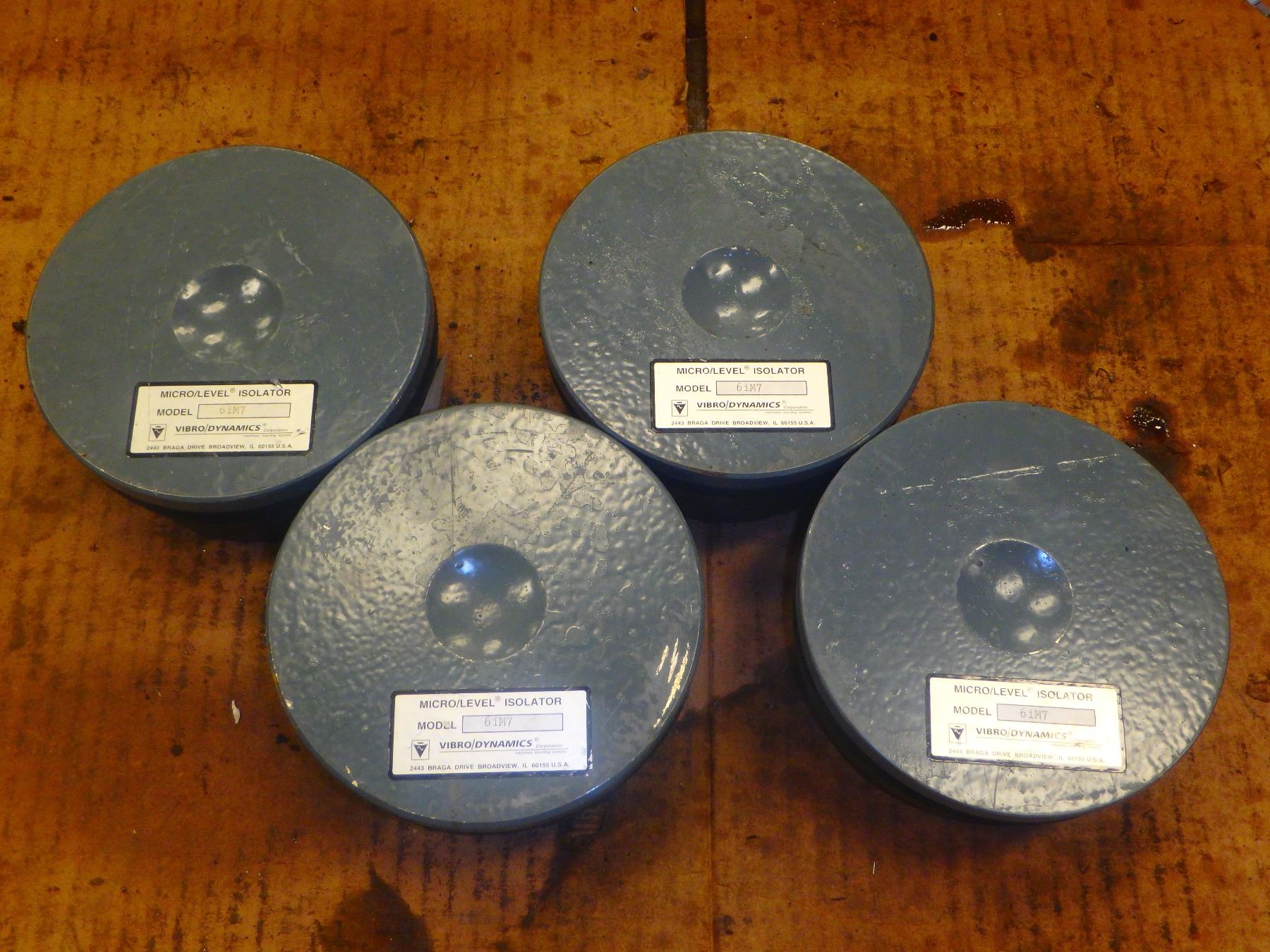 Vibro/Dynamics Micro/Level Isolators, P/N: 6iM7